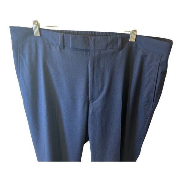 Kenneth Cole Reaction Men’s Slim Fit Dress Pants 37/32 Blue Navy Solid NWT - Picture 5 of 7